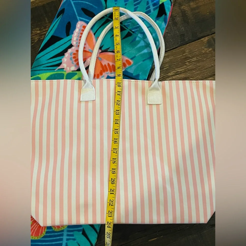 BETSEY JOHNSON NWT Butterfly Beach Towel, Unbranded SEAS THE DAY Tote, B&B Charm